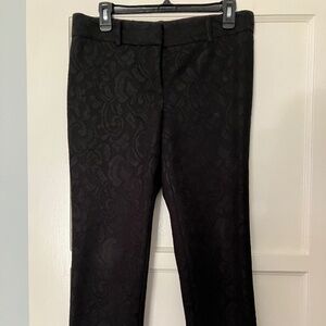 Ann Taylor Black Lace Ankle Pants